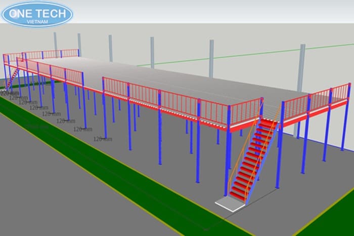 Kệ Mezzanine tiết kiệm diện tích